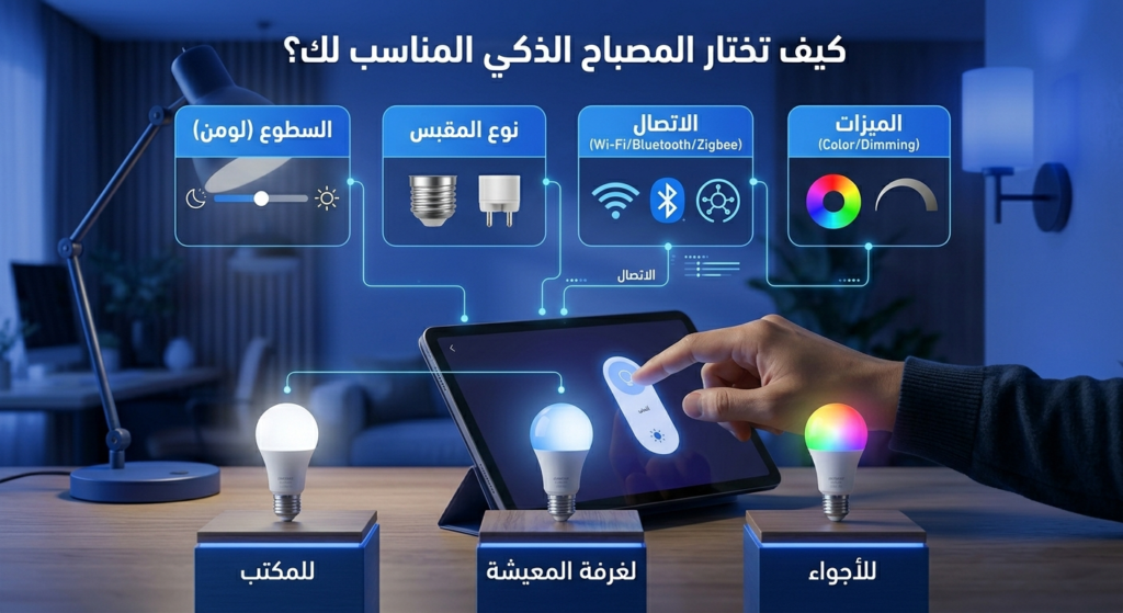 كيف تختار المصباح الذكي المناسب لك؟